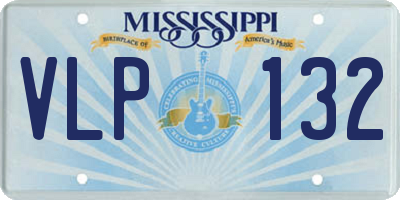 MS license plate VLP132