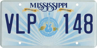MS license plate VLP148
