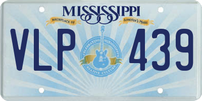 MS license plate VLP439