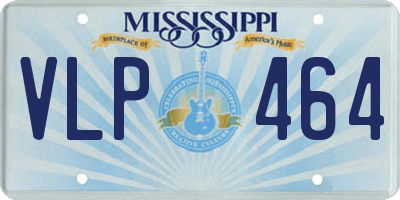 MS license plate VLP464