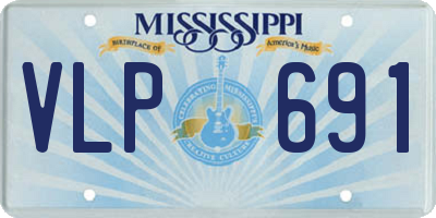 MS license plate VLP691
