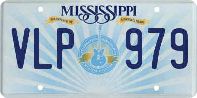 MS license plate VLP979