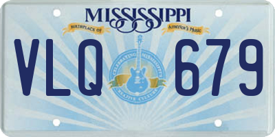 MS license plate VLQ679