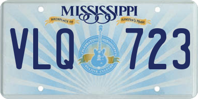 MS license plate VLQ723