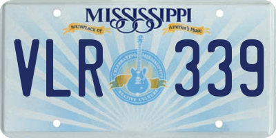 MS license plate VLR339