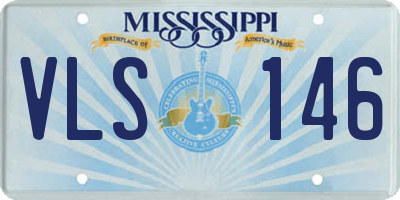 MS license plate VLS146