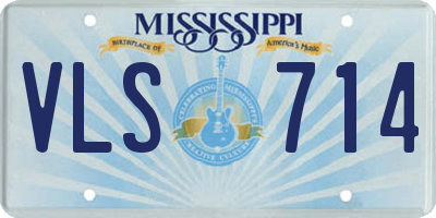 MS license plate VLS714