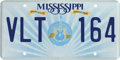 MS license plate VLT164