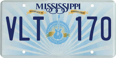 MS license plate VLT170