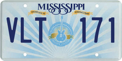 MS license plate VLT171