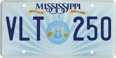 MS license plate VLT250