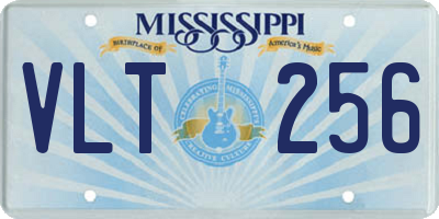 MS license plate VLT256