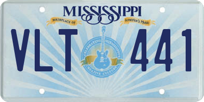 MS license plate VLT441