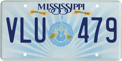 MS license plate VLU479