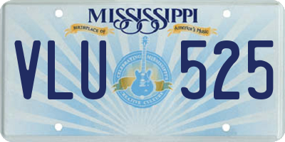 MS license plate VLU525