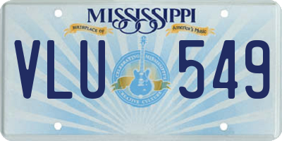 MS license plate VLU549