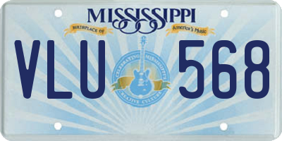 MS license plate VLU568