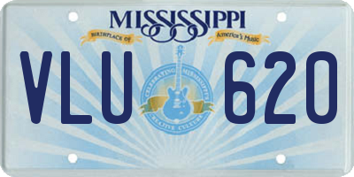 MS license plate VLU620