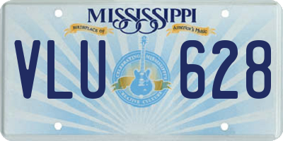 MS license plate VLU628
