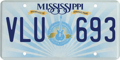 MS license plate VLU693