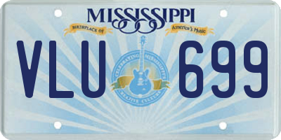 MS license plate VLU699