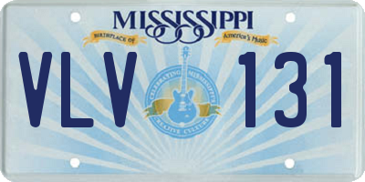 MS license plate VLV131
