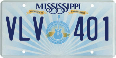 MS license plate VLV401
