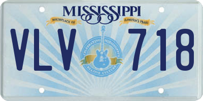 MS license plate VLV718
