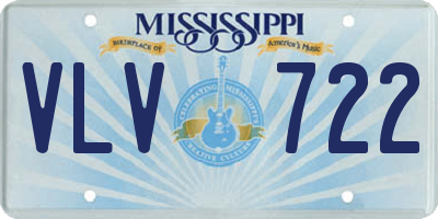 MS license plate VLV722