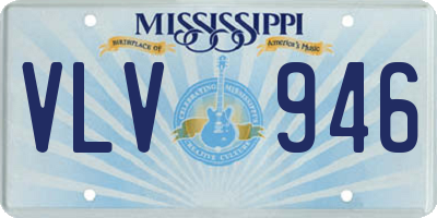MS license plate VLV946