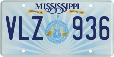 MS license plate VLZ936