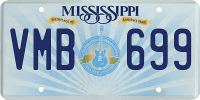 MS license plate VMB699