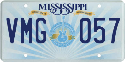 MS license plate VMG057