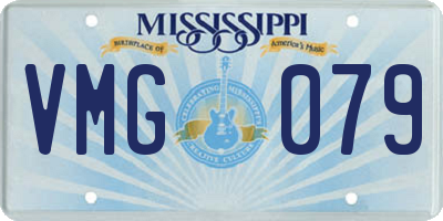 MS license plate VMG079