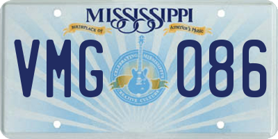 MS license plate VMG086