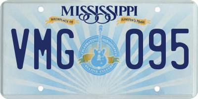 MS license plate VMG095