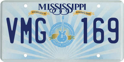 MS license plate VMG169