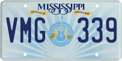 MS license plate VMG339