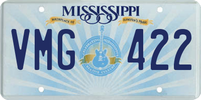 MS license plate VMG422