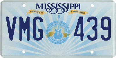 MS license plate VMG439