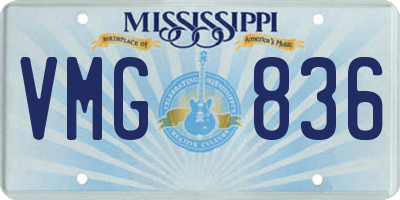 MS license plate VMG836