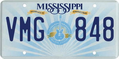 MS license plate VMG848