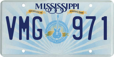 MS license plate VMG971