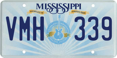 MS license plate VMH339