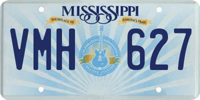 MS license plate VMH627