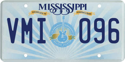 MS license plate VMI096
