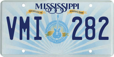 MS license plate VMI282