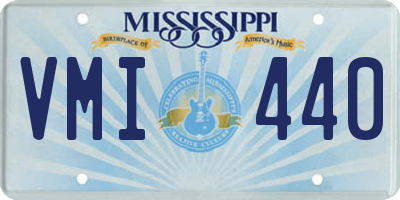 MS license plate VMI440