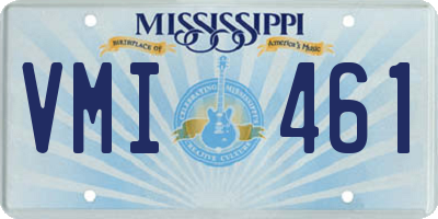 MS license plate VMI461