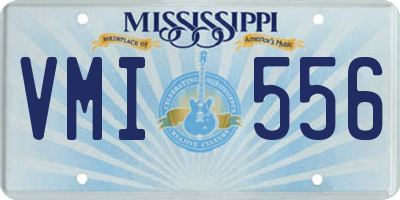MS license plate VMI556